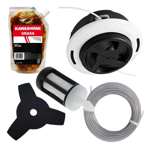 Kit Cabezal C26-2 Para Stihl Fs111rx + Hilo Andavis Blanco