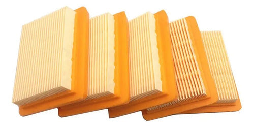 5pz Filtro Aire Rect. Desbrozadora Fs120 Fs250 Fs350