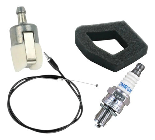 Cable Acelerador Kit Para Honda Gx35 + Bujia Cmr6h Andavis