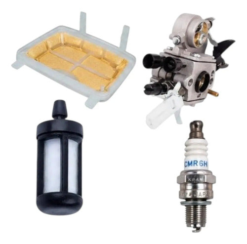 Kit Carburador + Filtro Gas Para Stihl Ms211c