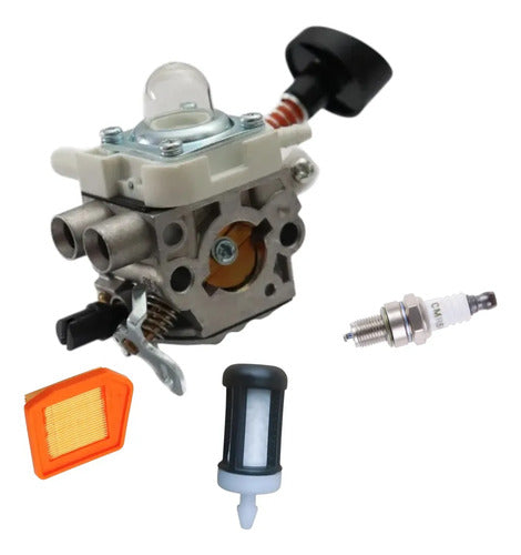 Kit Carburador Filtro Gasolina Para Stihl Fs161 Andavis