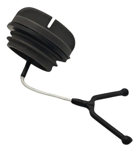 Tapón De Tanque Aceite Compatible Con Husqvarna 266 268 Negro