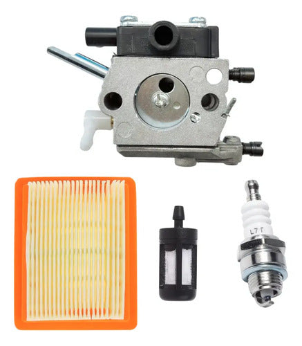 Kit Carburador Filtros Bujia Para Stihl Fs120 Fs250 Premium