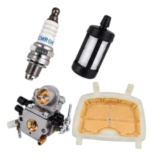 Kit Carburador Completo Para Stihl Ms201 Ms211