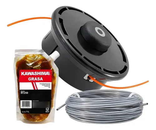 Porta Hilo Cabezal Kit Para Makita Ur016gz Andavis Negro
