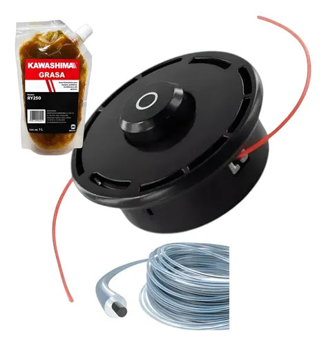 Combo Cabezal Kit Para Husqvarna 226rj + Hilo Negro