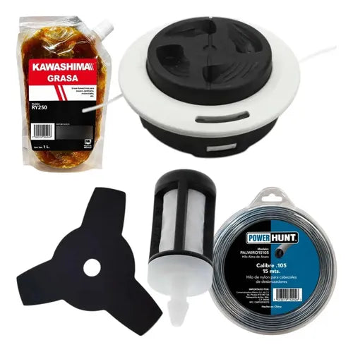 Combo Cabezal Para Stihl Fs91 Fs91r + Grasa Andavis Blanco