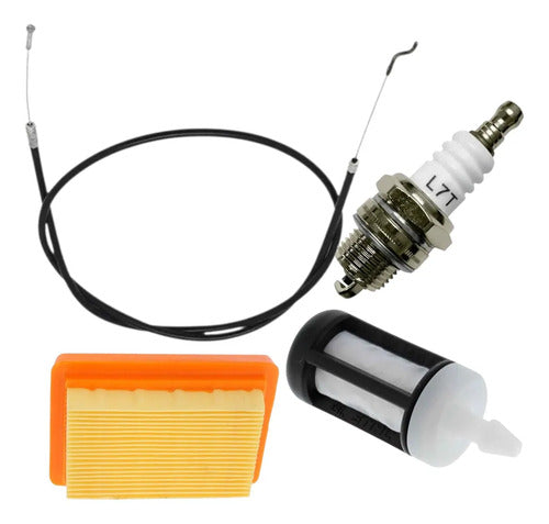 Kit Cable Gas Para Stihl Fs480 + Filtro Gas Andavis
