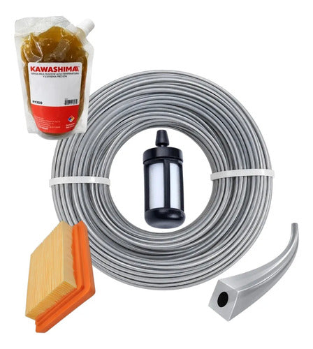 Kit Filtro Aire Grasa Para Stihl Bt120c Bt121 Andavis