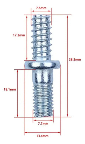 Perno De Barra Motosierra Para Stihl Ms250 Ms230 10pzs