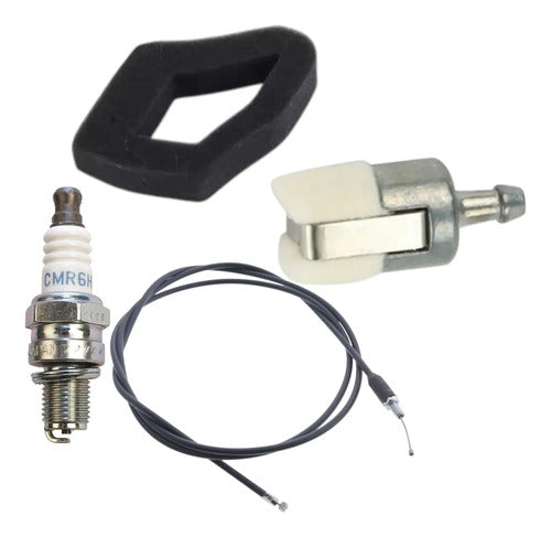 Cable Gas Kit Para Honda Umk435 + Bujia Cmr6h Andavis