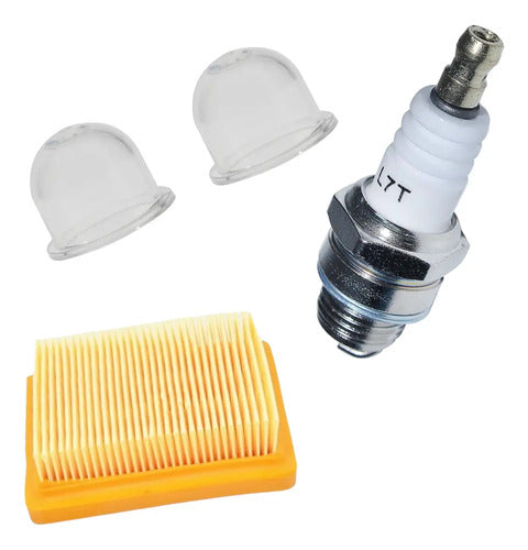 Filtro Aire+bujia+inyectores D Desbrozadora Para Stihl Fs235