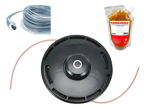 Cabezal Combo Kit Para Powerhunt Blackwiro + Hilo Negro