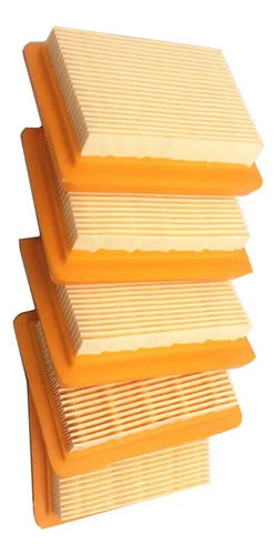 5pz Filtro Aire Rect. Desbrozadora Fs120 Fs250 Fs350