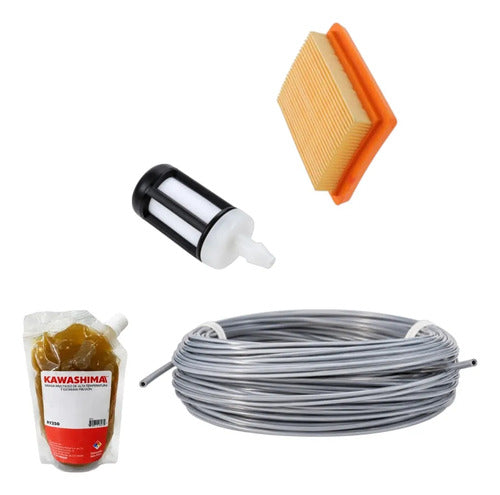 Combo Filtro Aire Gasolina Para Stihl Fr450 Fr480 Andavis
