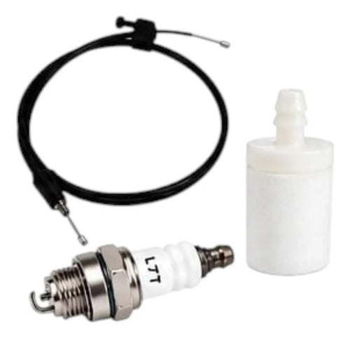 Chicote Gas + Filtro Para Husqvarna 333r Andavis