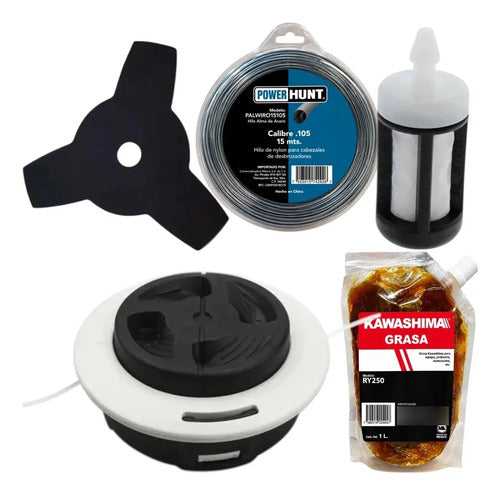 Kit Cabezal C26-2 Para Stihl Fs90 Fs90r + Hilo Blanco