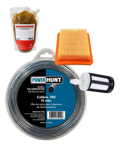 Combo Filtro Aire Grasa Para Stihl Fs200 Fs250 Fs300 Andavis