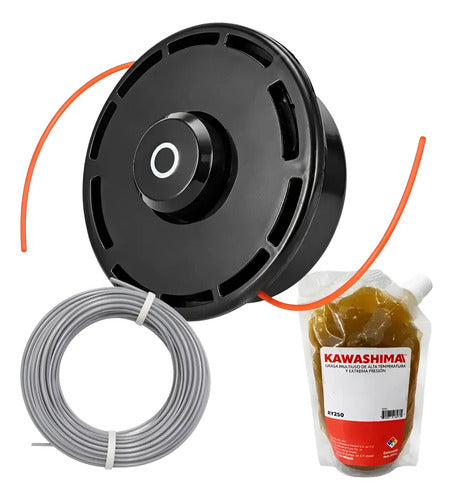 Porta Hilo Cabezal Kit Para Makita Ur006gm101 Negro