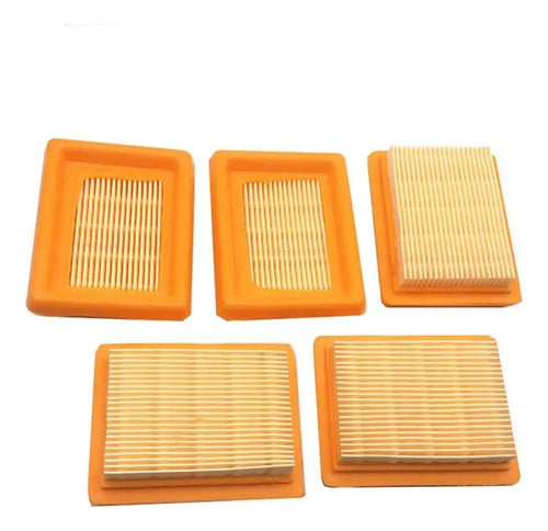 5pz Filtro Aire Rect. Desbrozadora Fs120 Fs250 Fs350