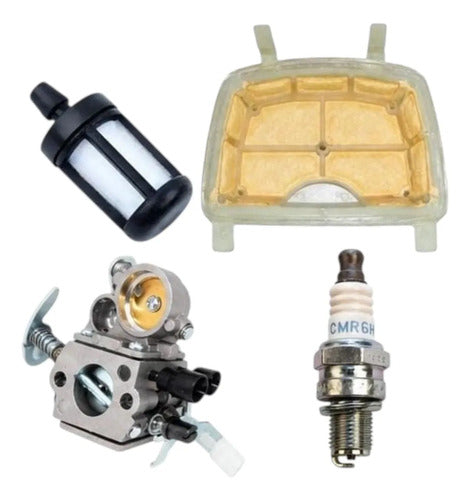 Kit Carburador Para Stihl Ms181 Ms211 + Filtro Gas