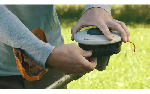 Cabezal Para Stihl C46-2 M12 X1.5 Fs220 Fs180 Fs350 Fs490 Blanco Y Negro