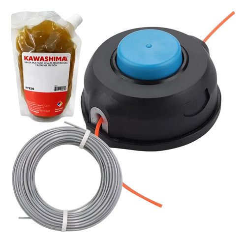 Hilo Grasa Kit Cabezal T35 Para Husqvarna 426lst Andavis Azul