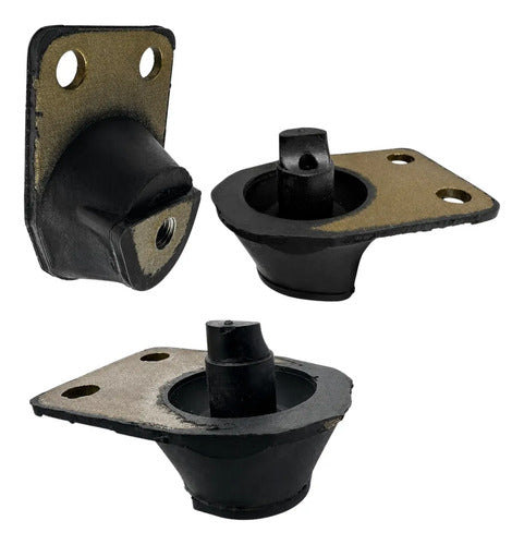 Kit 3pzs Soporte Goma Con Placa Para Stihl 066 Andavis