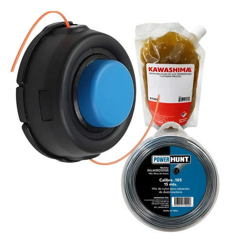 Kit Cabezal T35 Para Husqvarna 535irxt + Hilo Grasa Azul