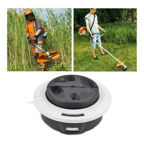 Cabezal Para Stihl Fs120 Fs235 10mm Alta Calidad Blanco Y Negro
