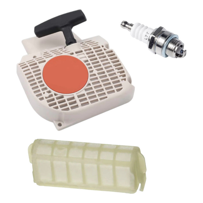 Arrancador Para Stihl Ms250 Filtro De Aire Y Bujia Calidad.