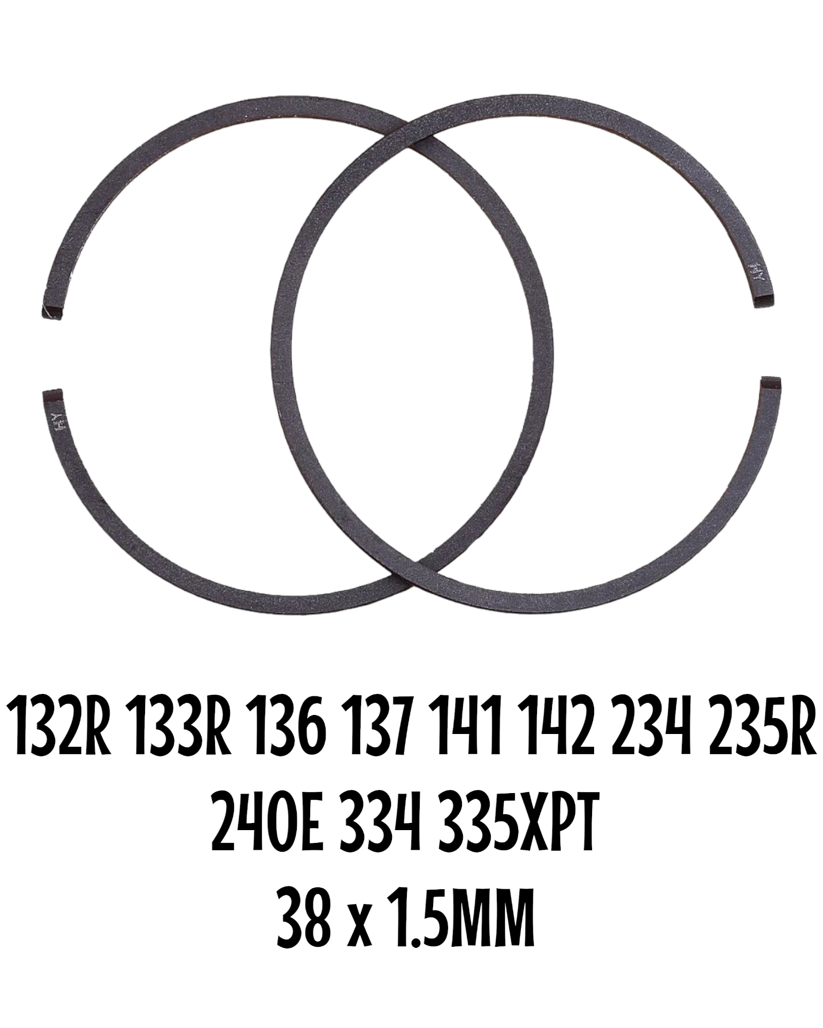 Anillo De Piston Para Husqvarna 142 234 235R 240E 334 335XPT