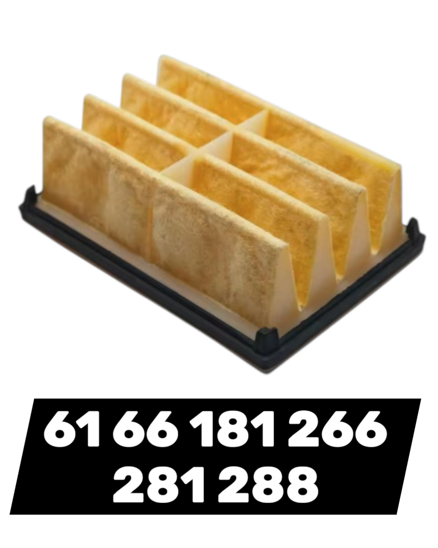 Filtro De Aire Felpa Nuevo Para Husqvarna 61 66 266 281 281XP 288 288XP